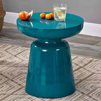 Modern Removable Mental Side Table - Lake Blue - image 5