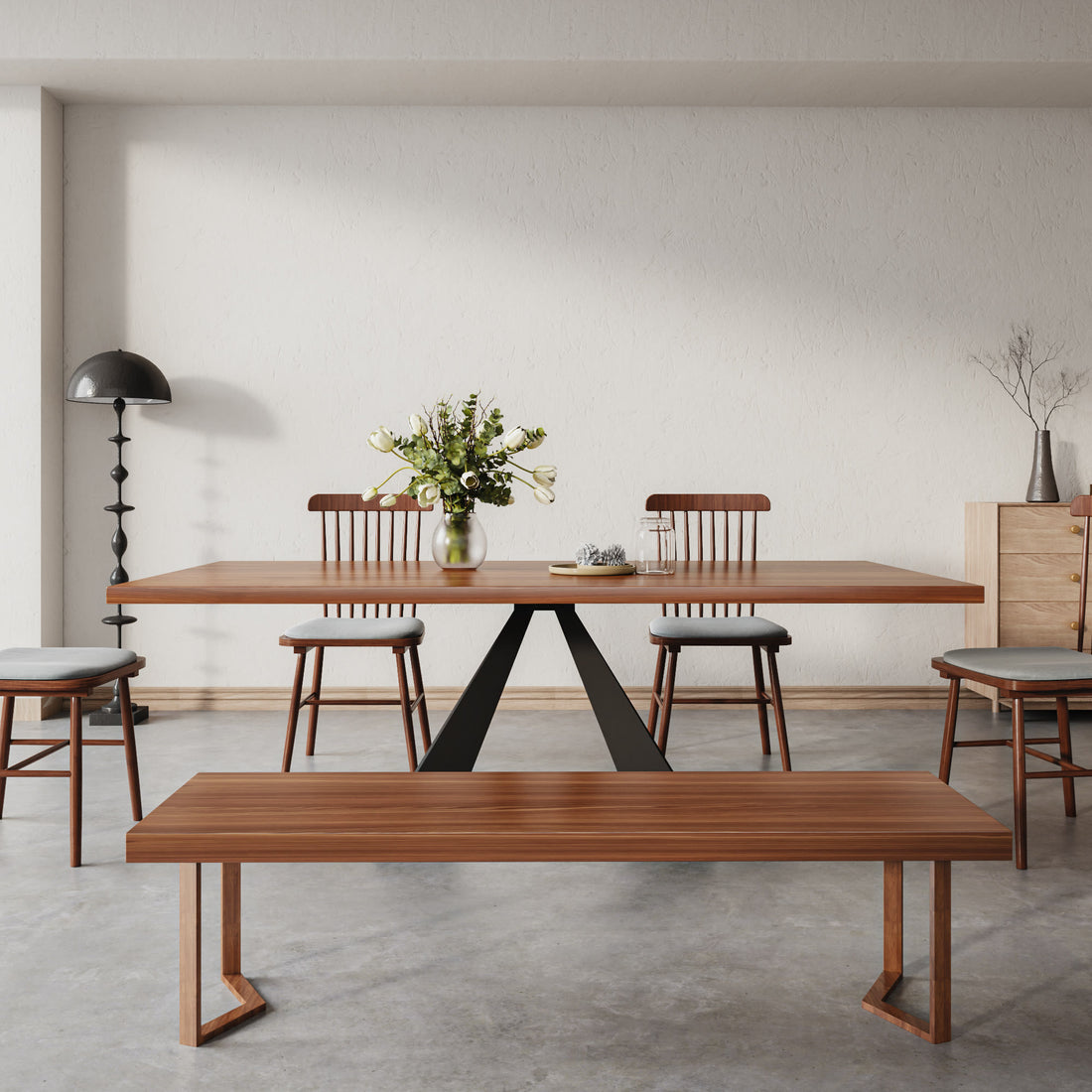 Modern Wood Dinging Table Kitchen Table