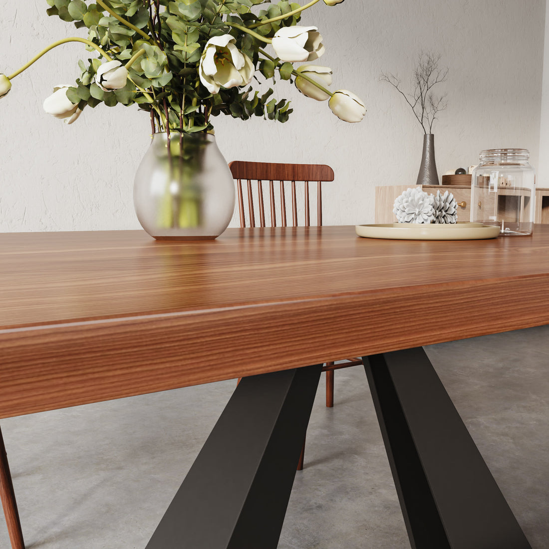 Modern Wood Dinging Table Kitchen Table