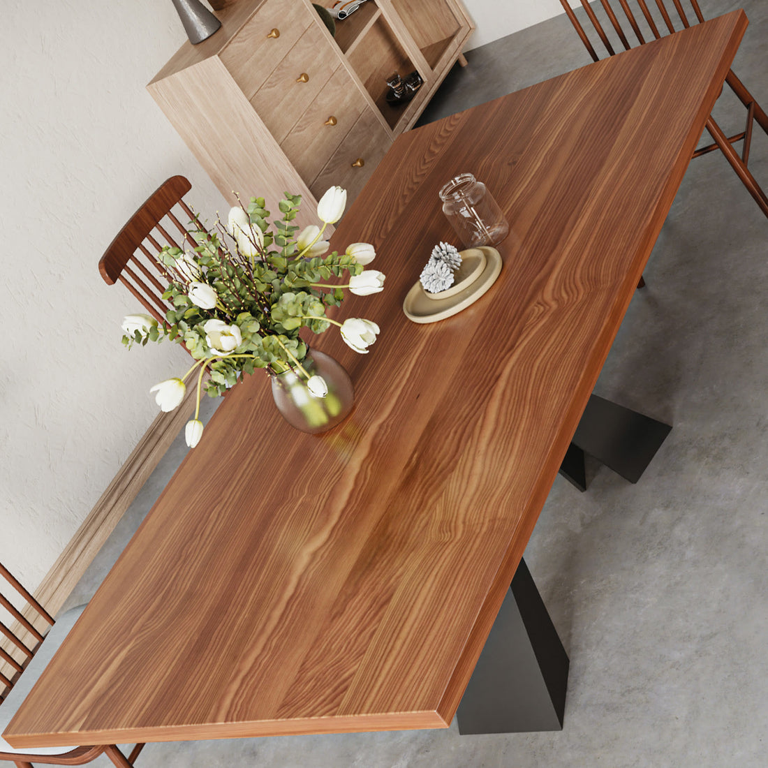 Modern Wood Dinging Table Kitchen Table