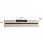 Flip-top Laser Saddle Leather TV Stand - image 10
