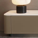 Electric Projection Saddle Leather TV Stand - image 7