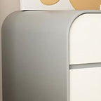 Gold High-leg Saddle Leather Nightstand - image 11
