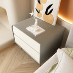 Gold High-leg Saddle Leather Nightstand - image 4