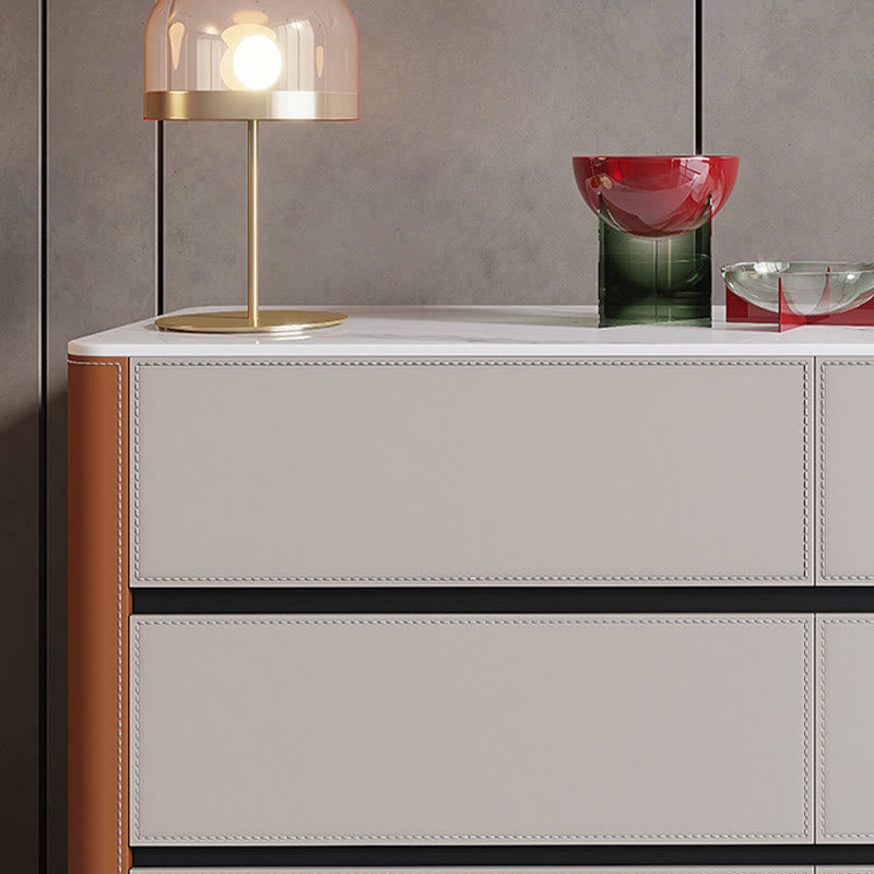 Saddle Leather Multi-purpose Sideboard - image 5