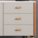 Modern Saddle Leather High Leg Sideboard - image 7