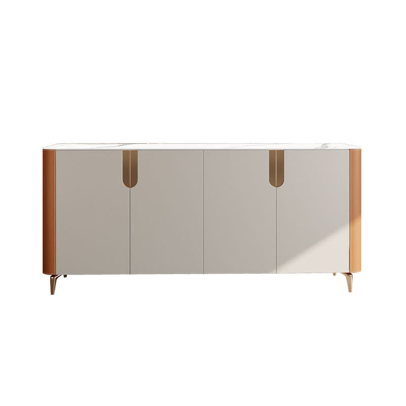 Large Sideboard Storage Cabinet With 4 Doors