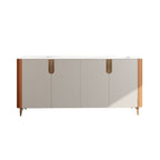 Large Sideboard Storage Cabinet With 4 Doors - image 4