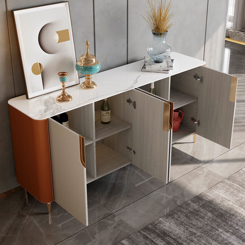 Large Sideboard Storage Cabinet With 4 Doors - image 7