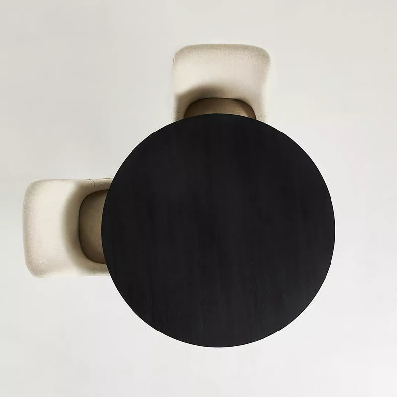 Creative Round Solid Wood Dining Table - image 7