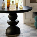 Creative Round Solid Wood Dining Table - image 2