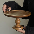 Round Shape Wooden Table Display Cake Stand  - image 1