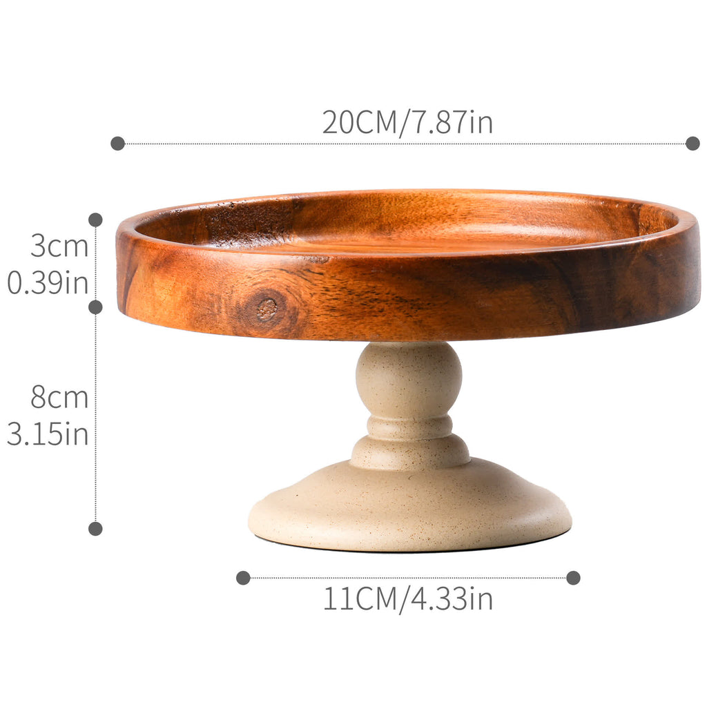 Stand Round Cake Holder Serving Tray - image 7