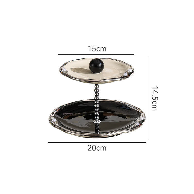 Multi-layer Ceramics Table Cupcake Stand - image 7