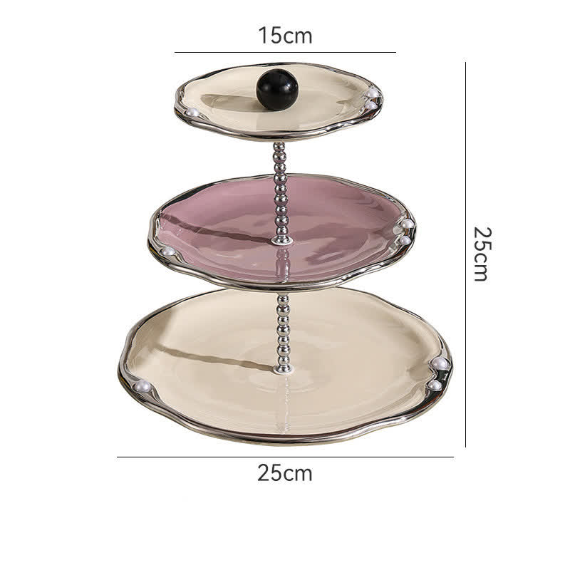 Multi-layer Ceramics Table Cupcake Stand - image 9