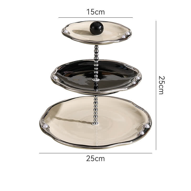 Multi-layer Ceramics Table Cupcake Stand - image 3