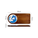 Cute Cat Wooden Breakfast Snack Tray  - C - Rectangle - image 8