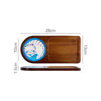 Cute Cat Wooden Breakfast Snack Tray  - B - Rectangle - image 6