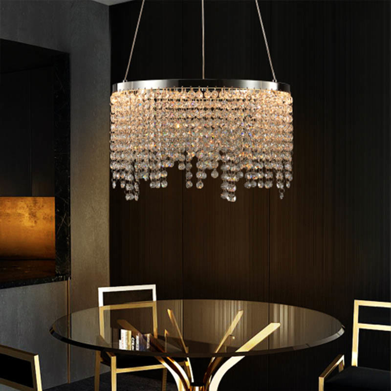 15.7-inch Luxury Modern Pendant Light Crystal Chandelier