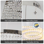15.7-inch Luxury Modern Pendant Light Crystal Chandelier  - image 6
