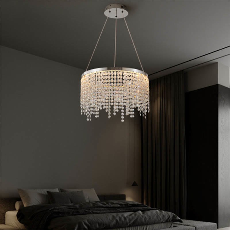 15.7-inch Luxury Modern Pendant Light Crystal Chandelier