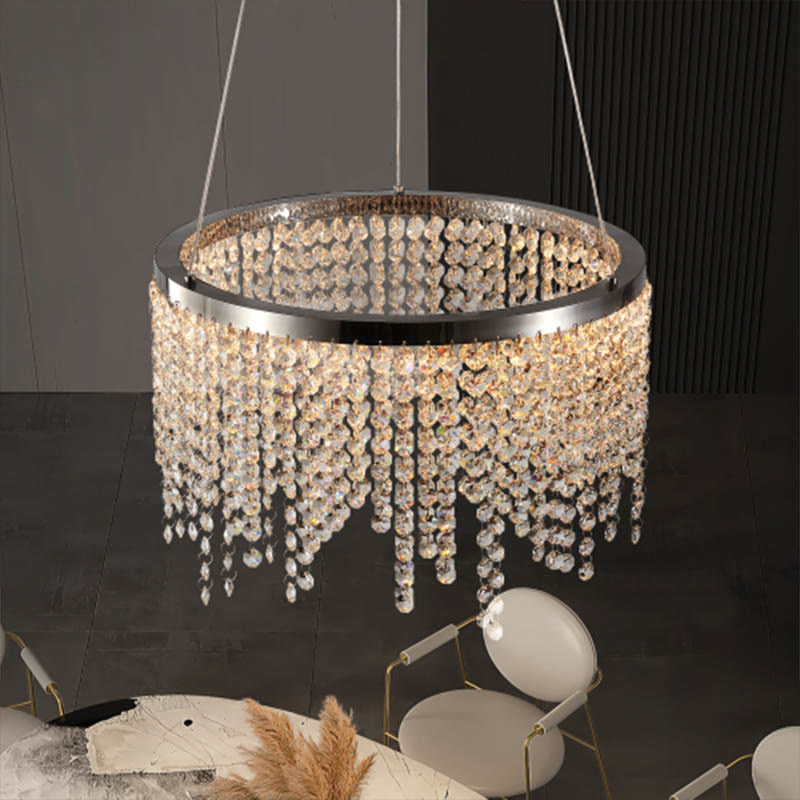 15.7-inch Luxury Modern Pendant Light Crystal Chandelier