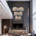 23.6-inch Three-layer Fancy Crystal Chandelier - image 4