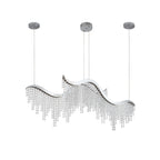 36.2-inch Dangling Wave Crystal Chandeliers  - image 1