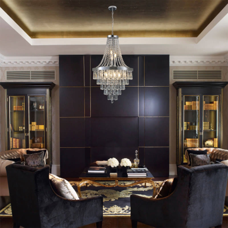 Large Contemporary Luxury Crystal Chandeliers  - image 2