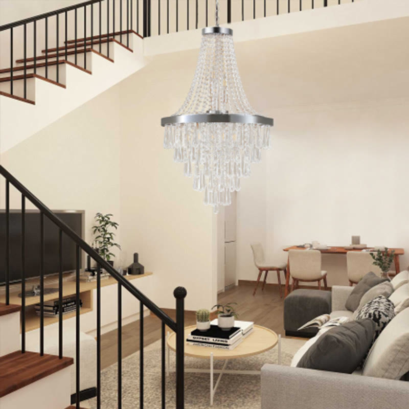 Large Contemporary Luxury Crystal Chandeliers  - image 3