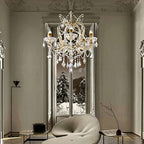 22-inch Gold Luxury Crystal 5-light Led Pendant Lamp - image 4