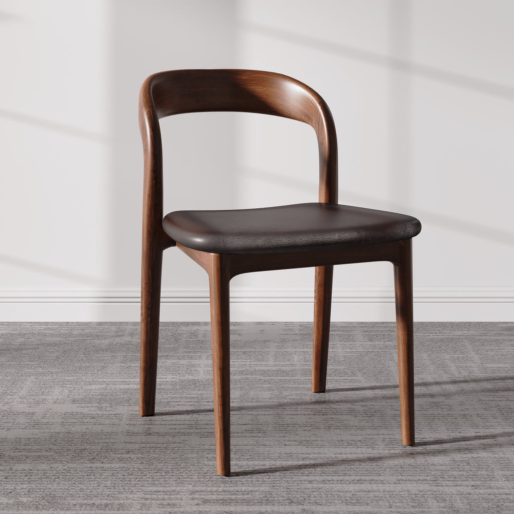 2x/4x/6x Wooden Dining Chairs Soft Cushion Seat - image 3