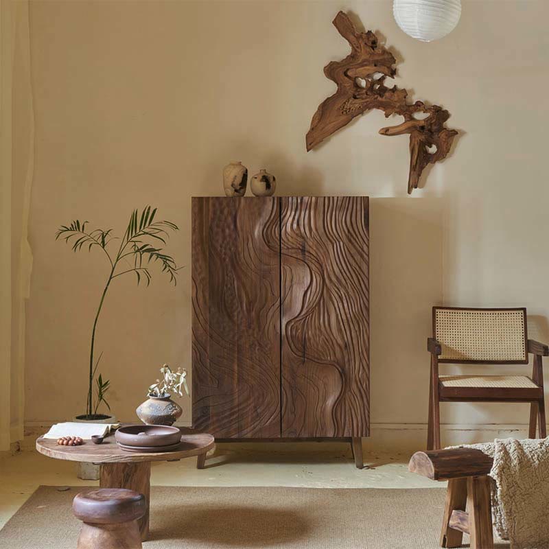 Mid-century Sideboard Entrance Storage Cabinet - image 4