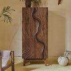 Mid-century Sideboard Entrance Storage Cabinet - W21.65" X D16.93" X H49.21" - image 3