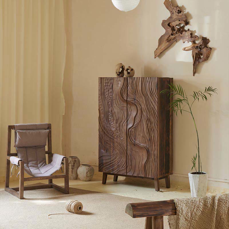 Mid-century Sideboard Entrance Storage Cabinet - image 5