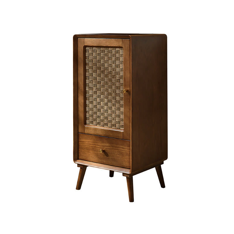 Solid Wood Retro Chest Of Drawers Storage Cabinet