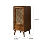 Solid Wood Retro Chest Of Drawers Storage Cabinet - image 17