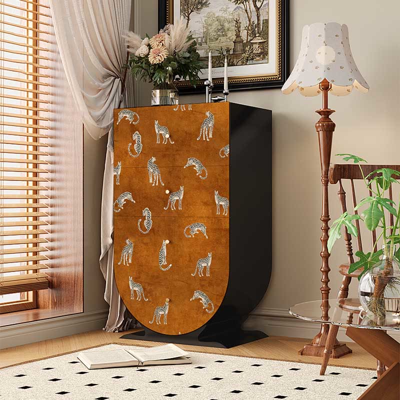 Modern Pattern Solid Wood Storage Cabinet - image 3