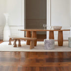 Retro Living Room Solid Wood Bench - image 3