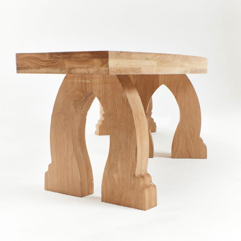 Retro Living Room Solid Wood Bench - image 5