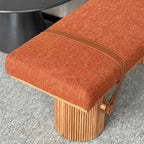 Retro Solid Wood Living Room Sofa Bench - image 5