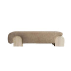 Creative Bedroom Upholstered Solid Wood Bedside Bench - image 1