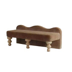 Fan-shaped Back Living Room Sofa Bench - image 1