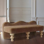 Fan-shaped Back Living Room Sofa Bench - image 4