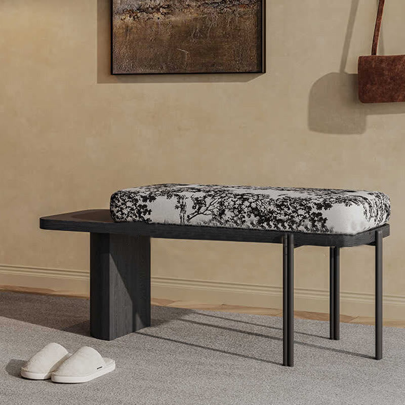 Mid-century Living Room Bedroom Bench - W47.24"xD13.78"xH17.72" - image 0