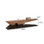 Solid Wood Creative Clip-shaped Living Room Bench - image 7
