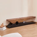 Solid Wood Creative Clip-shaped Living Room Bench