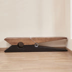 Solid Wood Creative Clip-shaped Living Room Bench - image 3