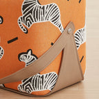 Zebra Portable Shoe Ottoman - image 5