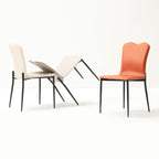 1x/2x Modern Minimalist Saddle Leather Dining Chair - image 6
